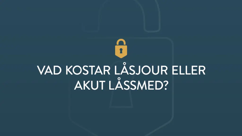 Vad kostar lasjour eller akut lassmed