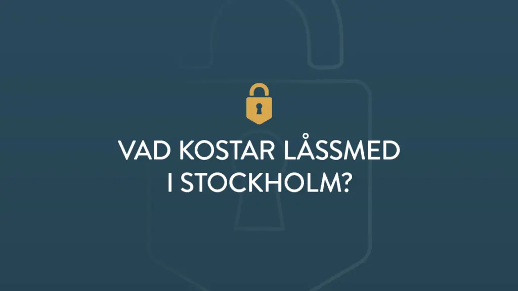 Vad kostar lassmed i stockholm