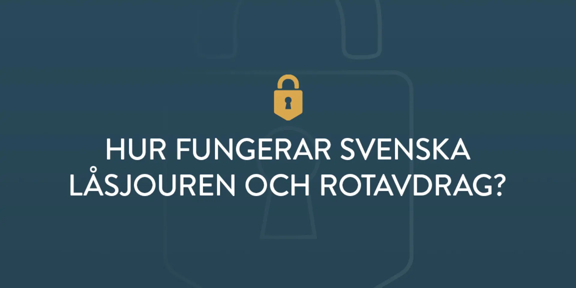 Hur fungerar svenska lasjouren och rotavdrag