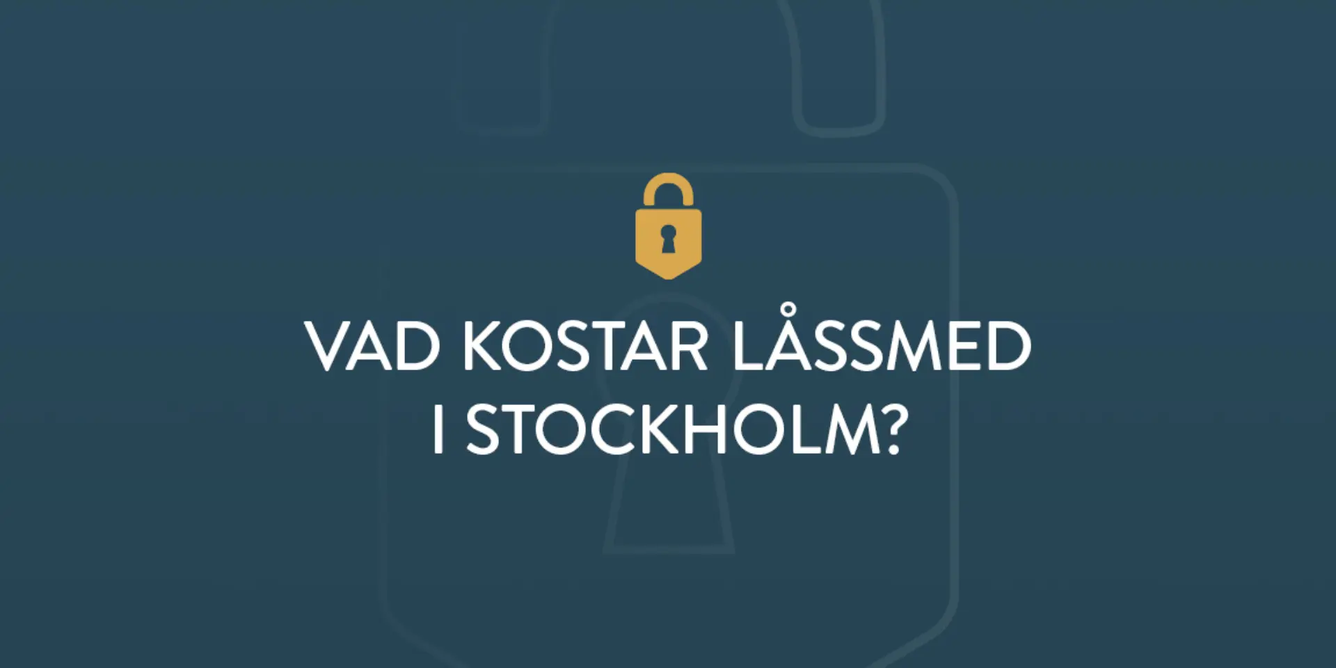 Vad kostar lassmed i stockholm