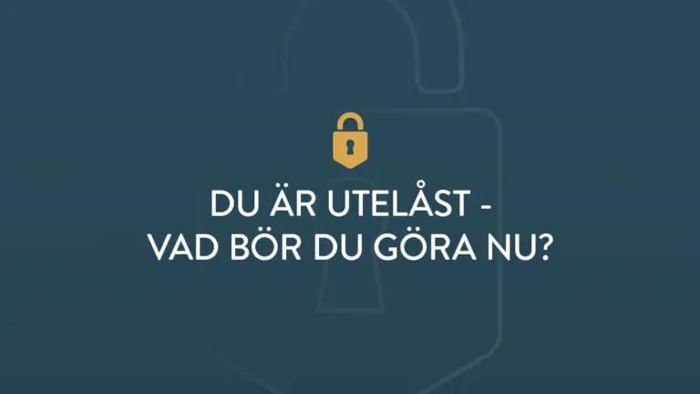 Du ar utelast vad bor du gora nu