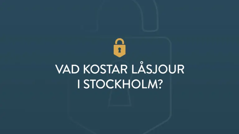 Vad kostar lasjour i stockholm